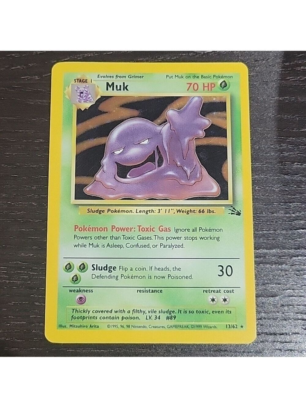 Pokemon Muk Card - Picture 3 of 3